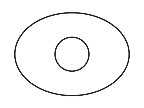 Trichter oval rund